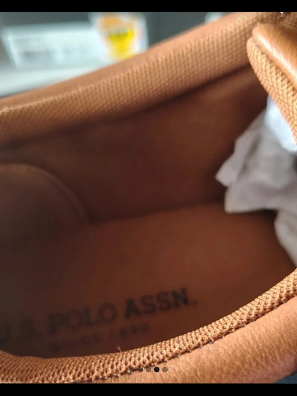 U.S. Polo Assn. Navy and Brown Low-Top Casual Sneakers
